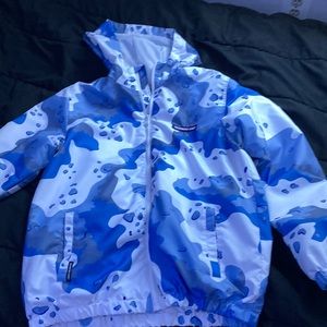 Camo members only windbreaker